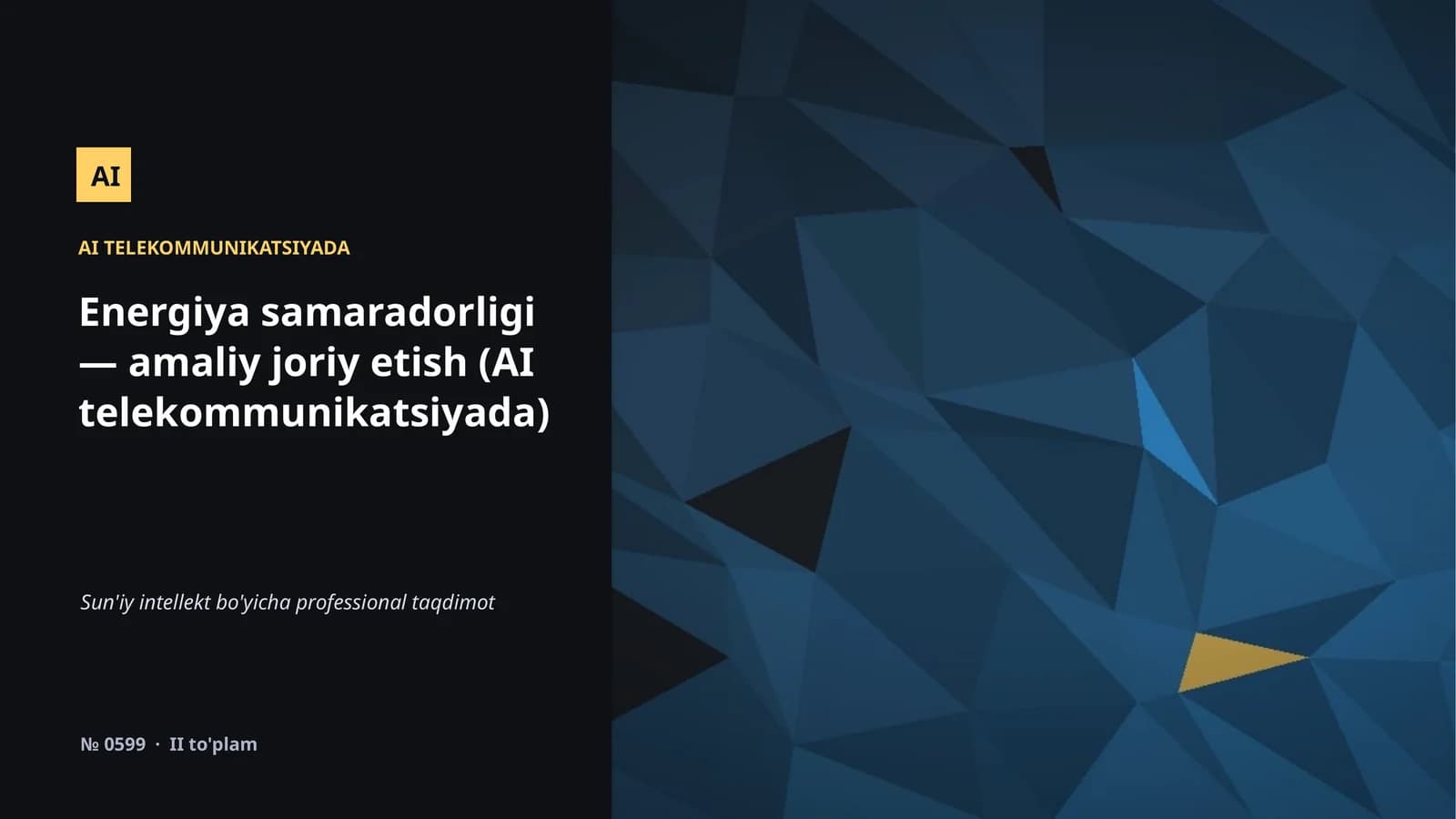 AI TELEKOMMUNIKATSIYADA