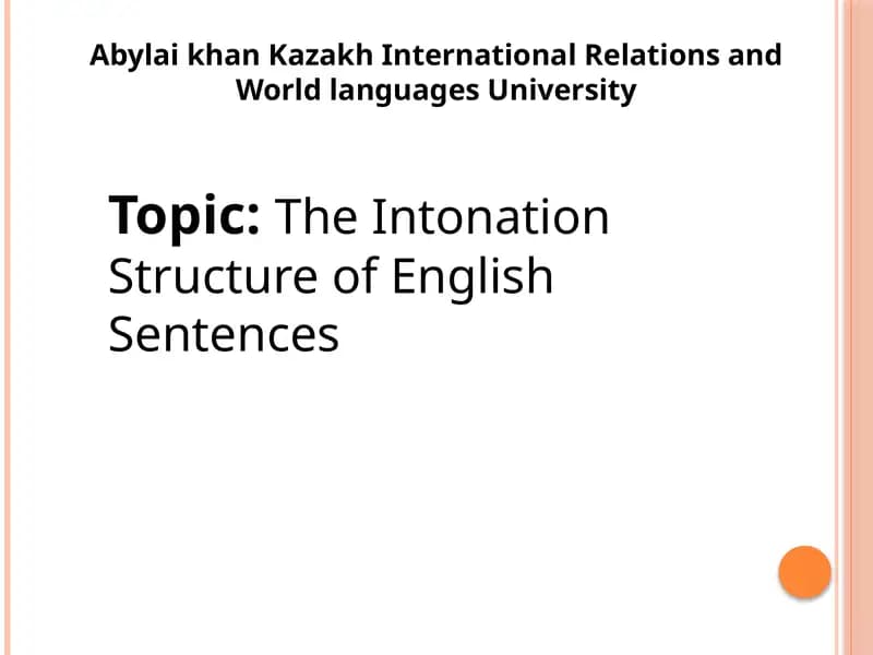 phonetics sentence stress