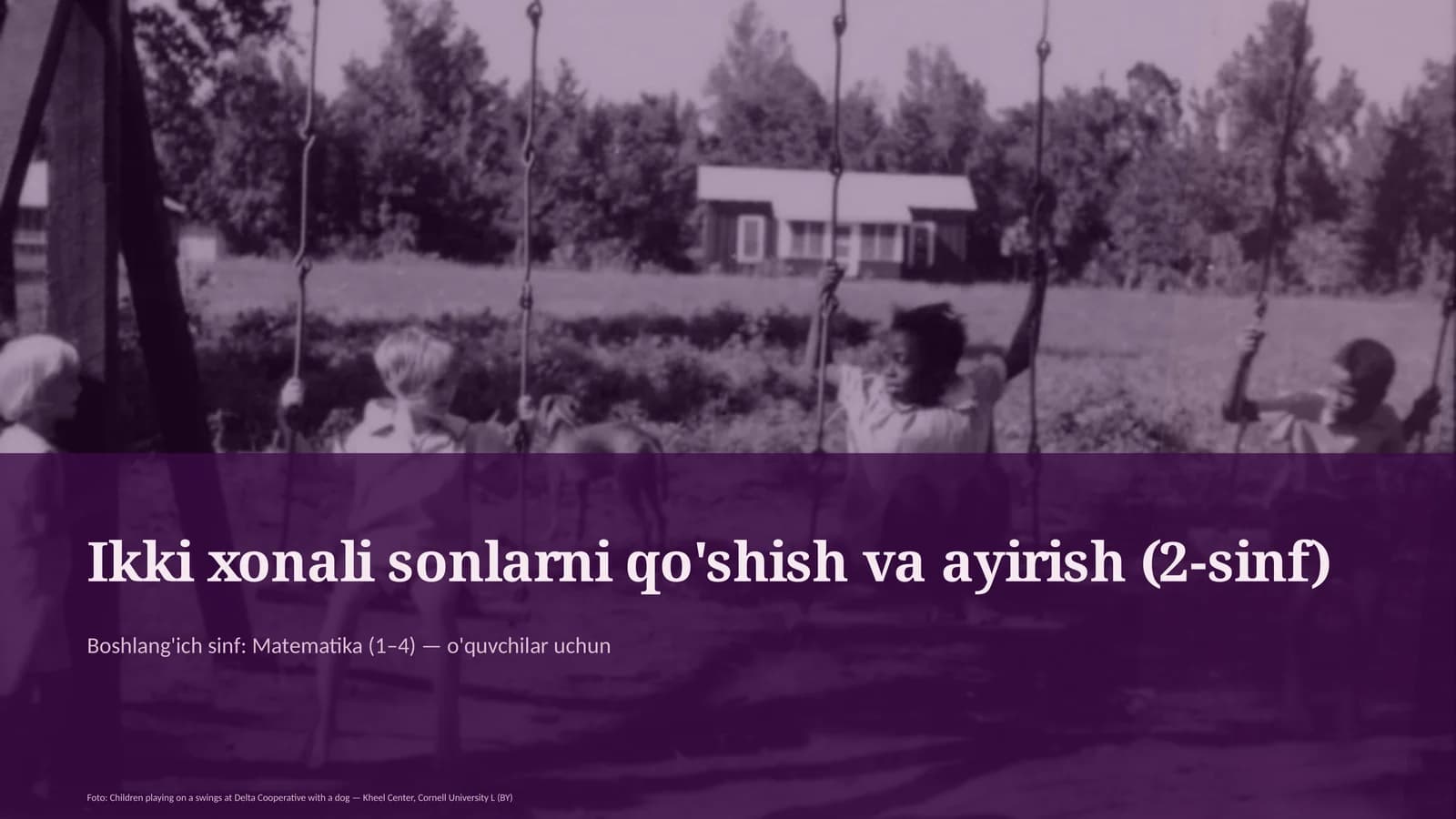 Ikki xonali sonlarni qo'shish va ayirish (2-sinf)