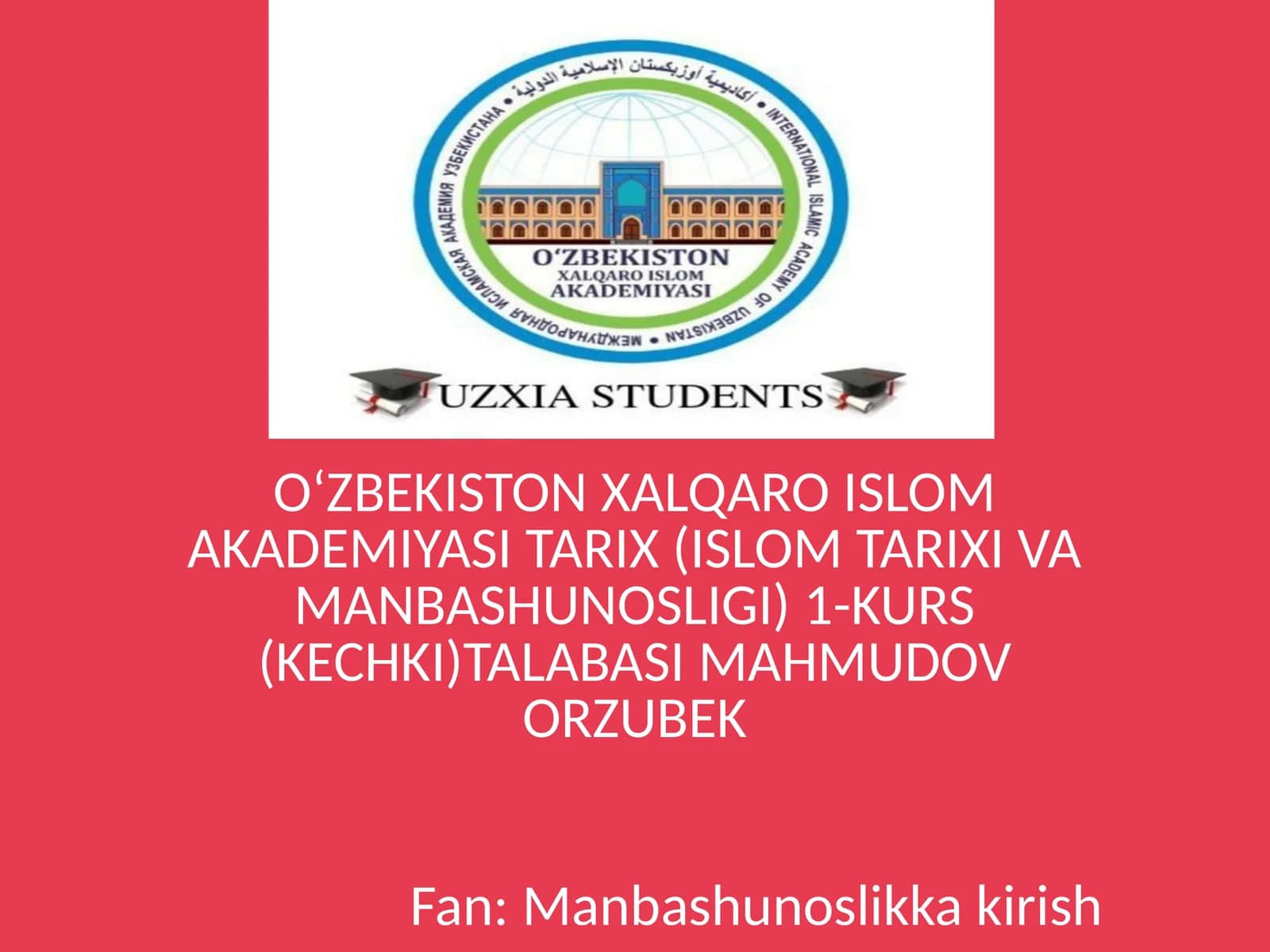 V.V. Bartoldning markaziy osiyotarixiga oid ilmiy meroslar