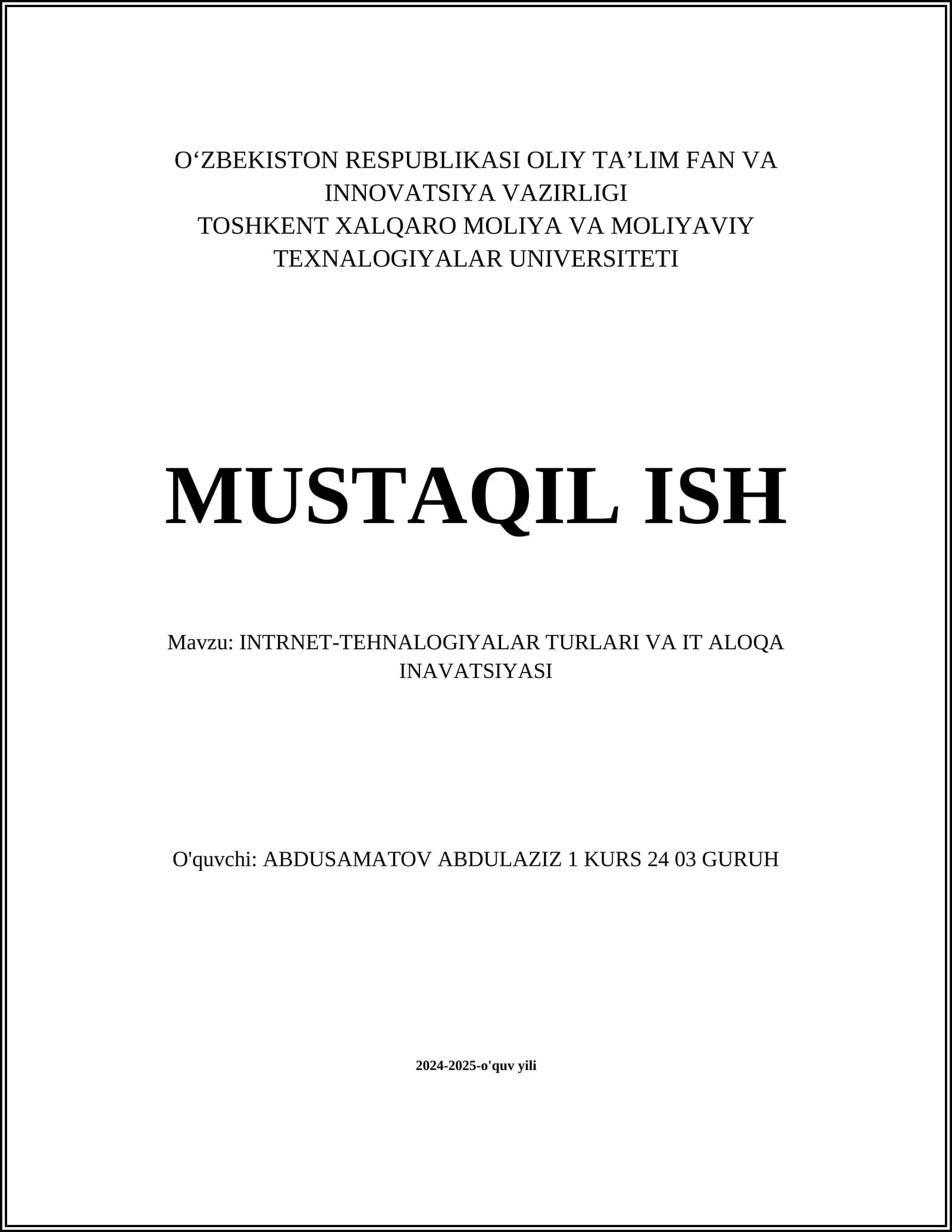 Bulutli hisoblash texnologiyalari