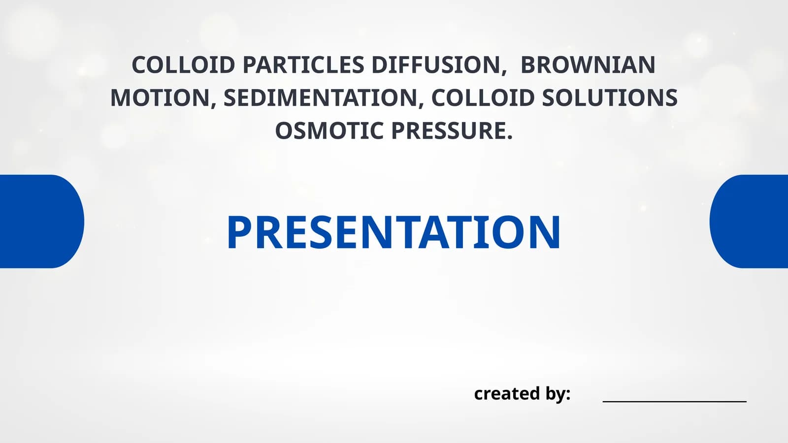 Colloid particles