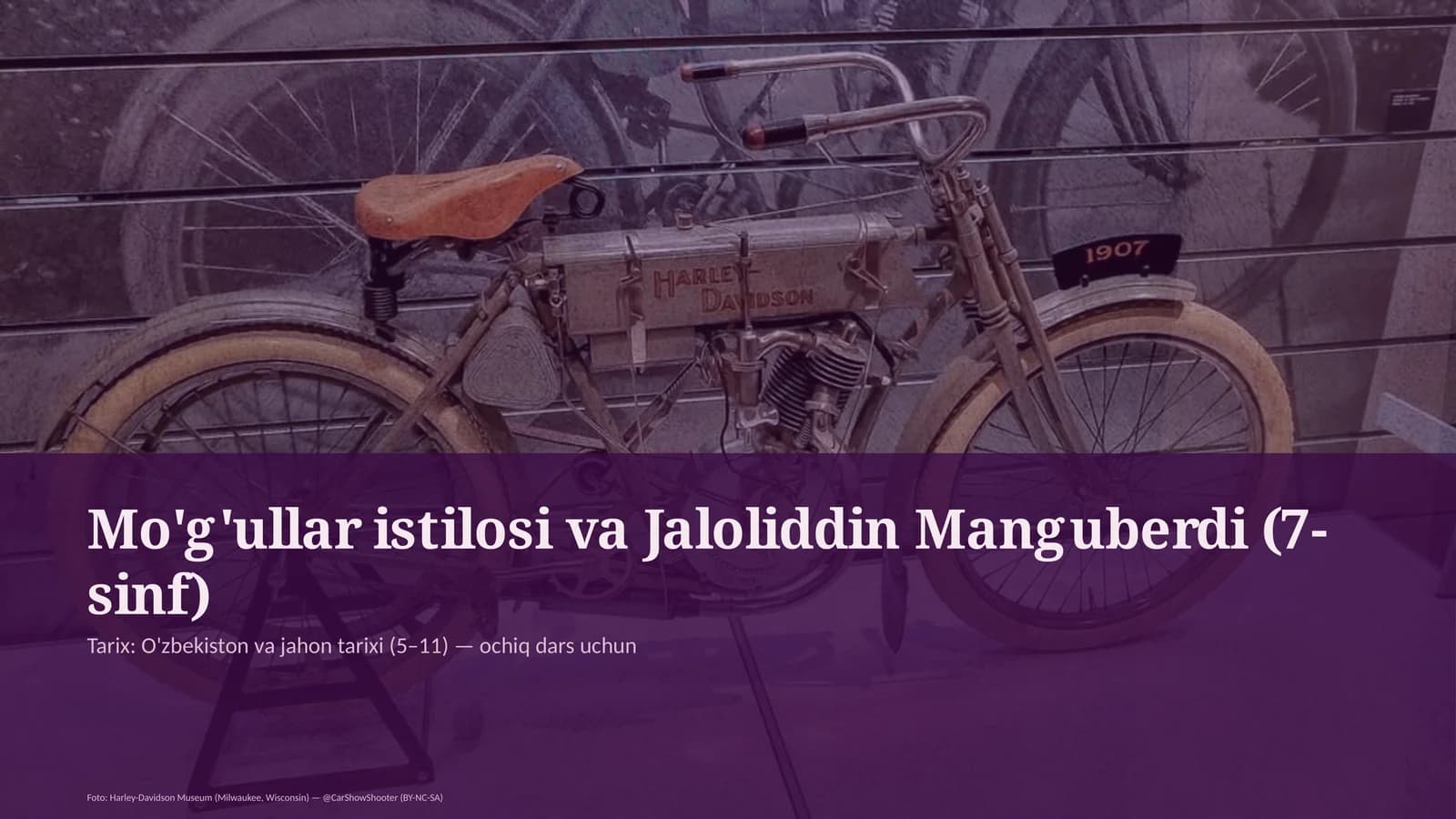 Mo'g'ullar istilosi va Jaloliddin Manguberdi (7-sinf)