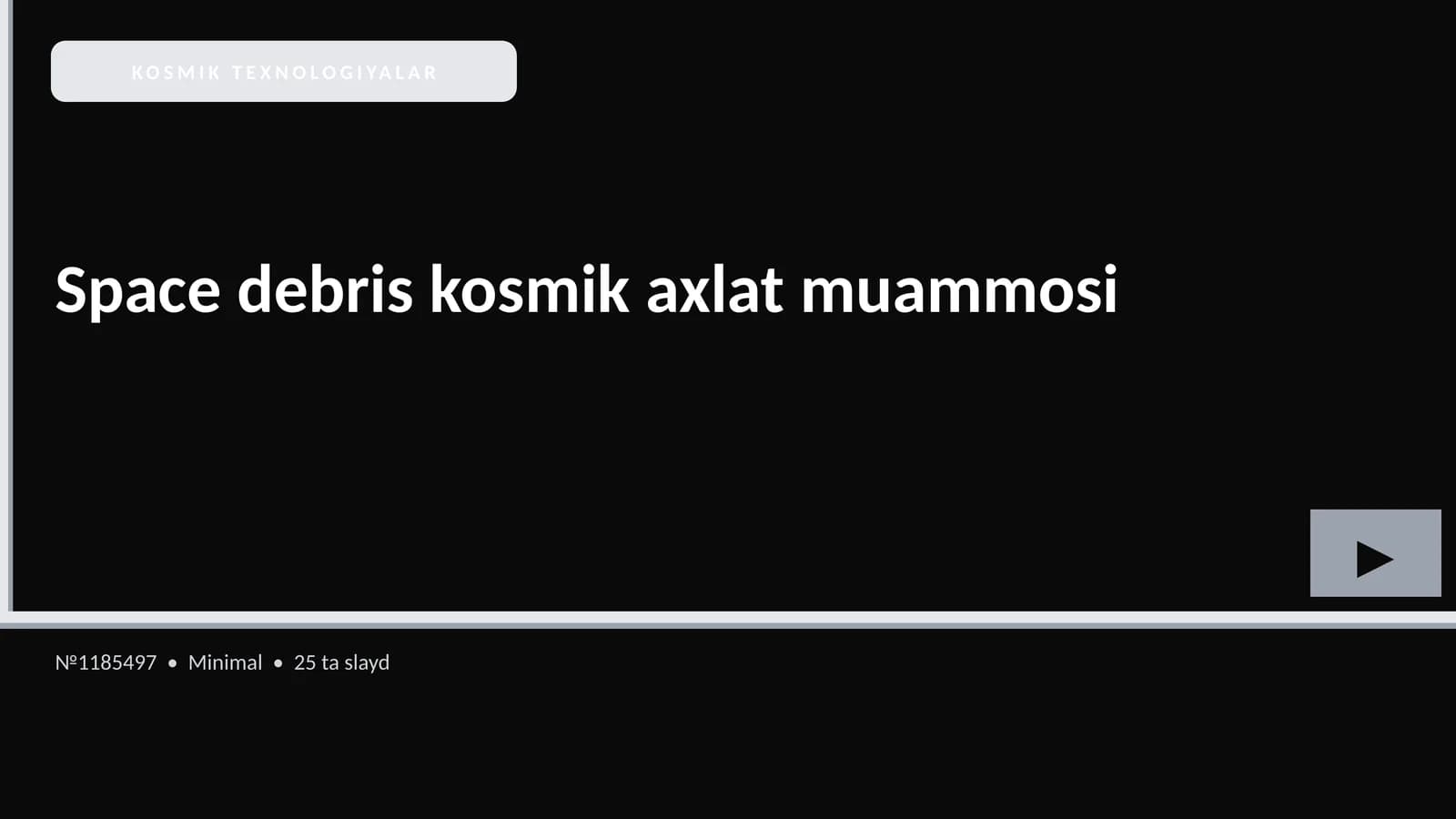 Kosmik Teknologiyalar