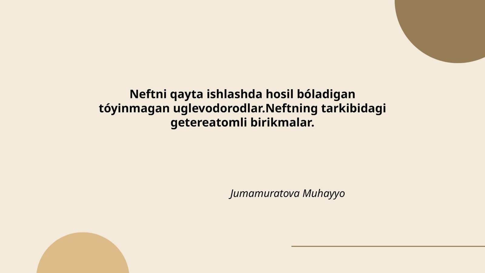 Tóyinmagan uglevodorodlar
