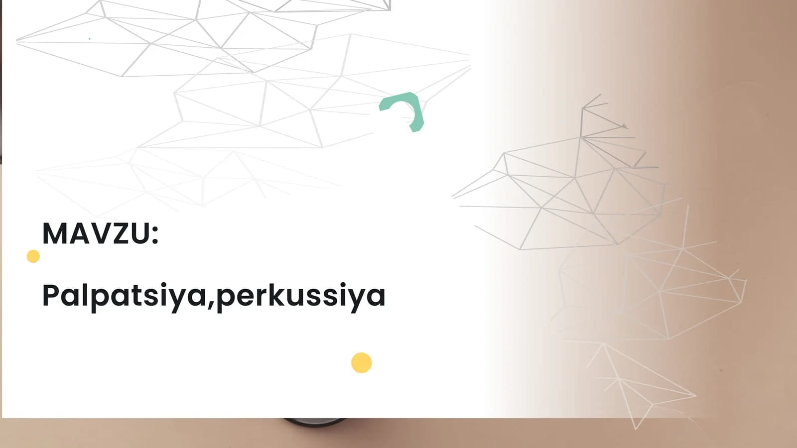 Palpatsiya, perkussiya