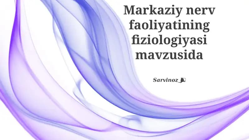 Hujayra Neyrofiziologiyasi