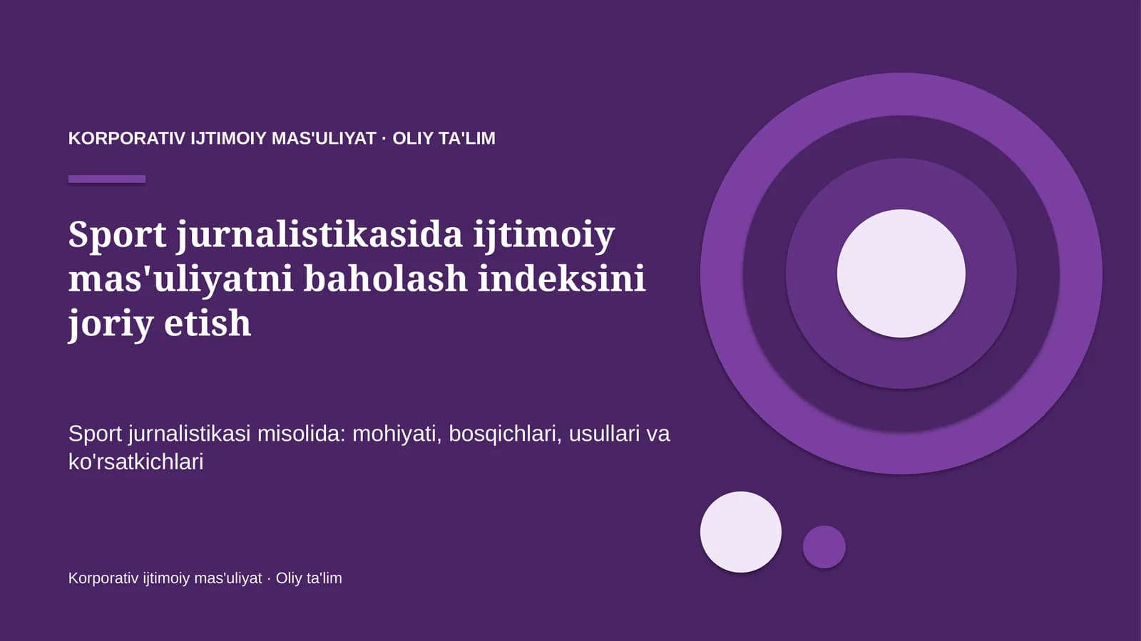 sport jurnalistikasida ijtimoiy mas'uliyatni baholash indeksini joriy etish 5721
