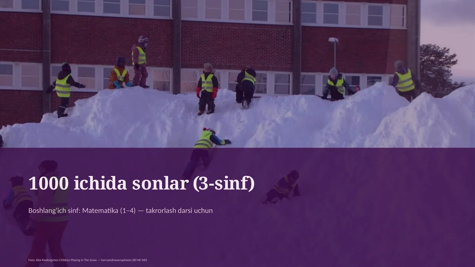 1000 ichida sonlar (3-sinf)