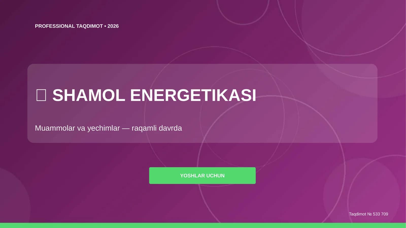 SHAMOL ENERGETIKASI