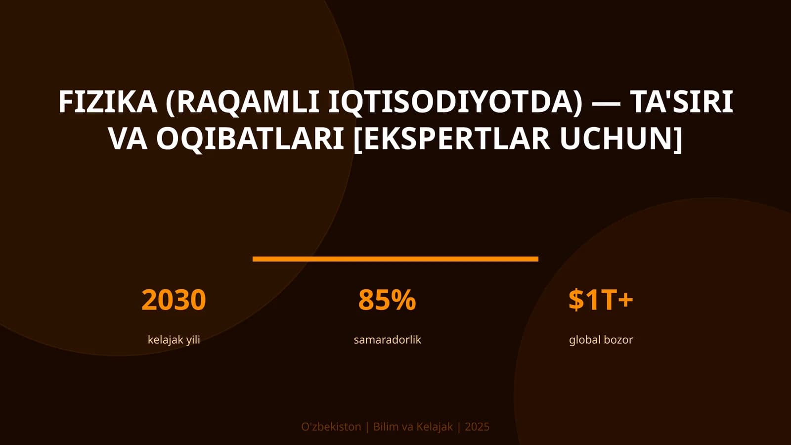 Fizika (raqamli iqtisodiyotda) — ta'siri va oqibatlari [ekspertlar uchun]