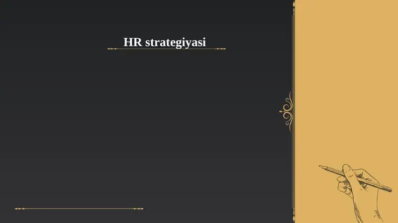 HR strategiyasi