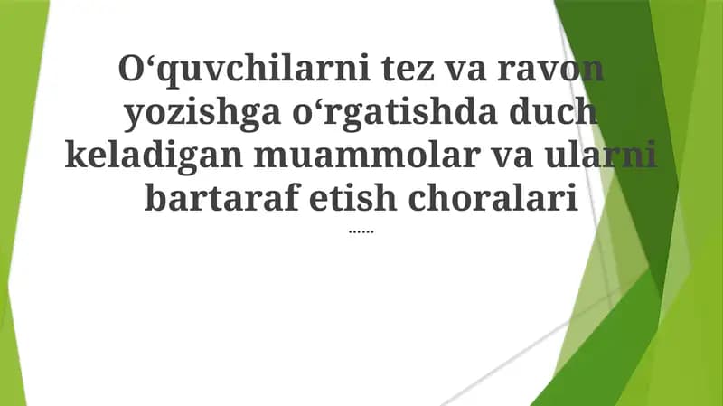 Til O'rganish Asoslari