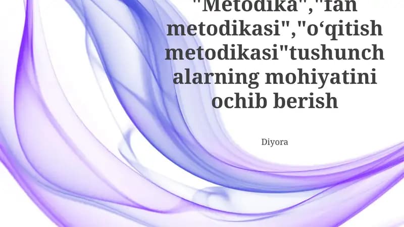 Metodika