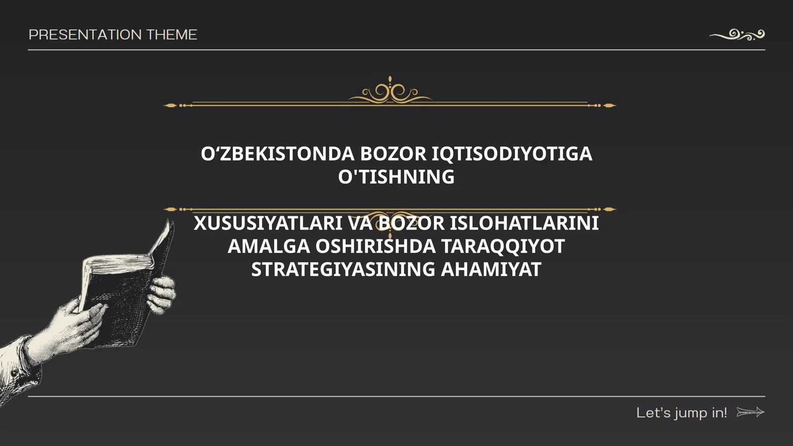 OʻZBEKISTONDA BOZOR IQTISODIYOTIGA O'TISHNING XUSUSIYATLARI VA BOZOR ISLOHATLARINI AMALGA OSHIRISHDA TARAQQIYOT STRATEGIYASINING AHAMIYAT