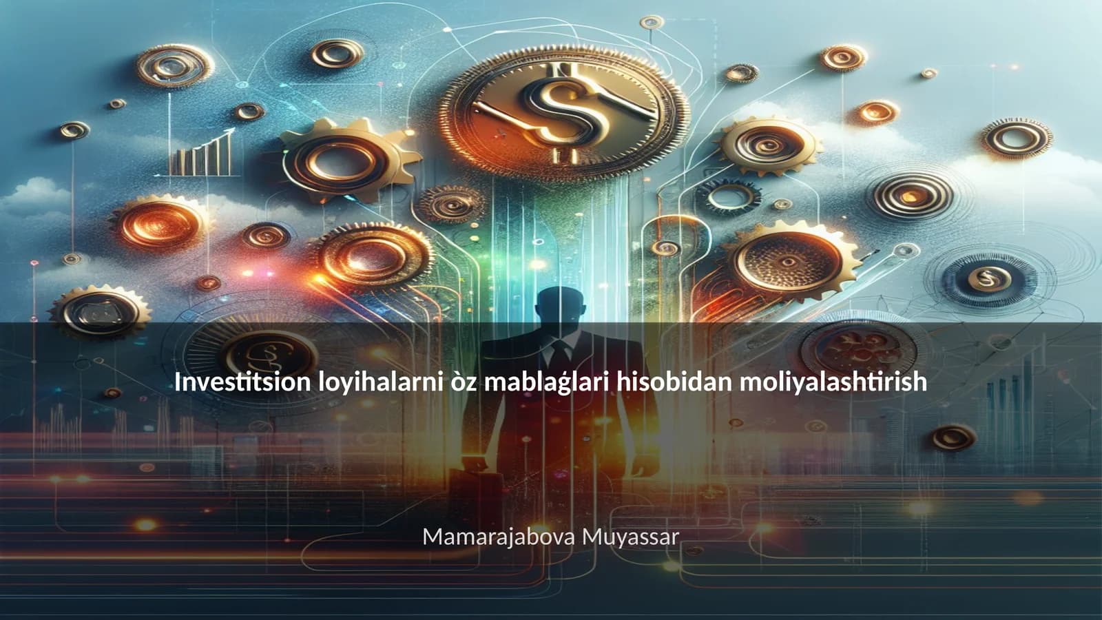 Investitsion loyihalarni òz mablaģlari hisobidan moliyalashtirish