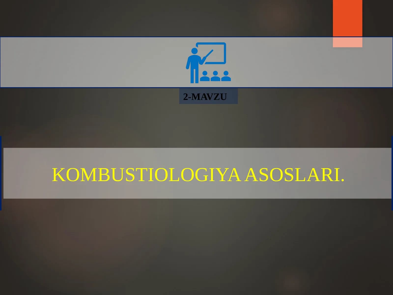 KOMBUSTIOLOGIYA ASOSLARI