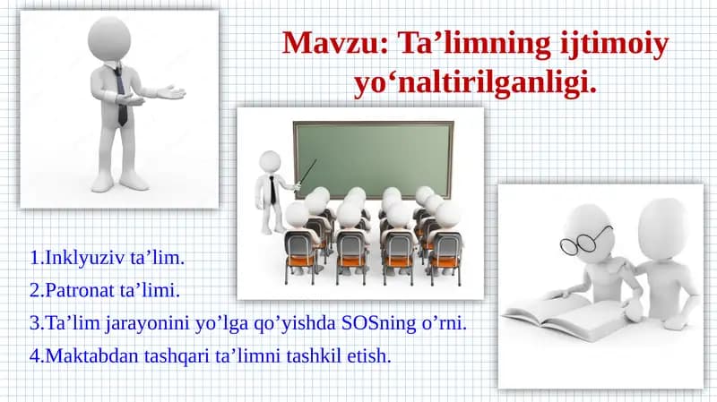 Ta’limning ijtimoiy yönaltirilganligi
