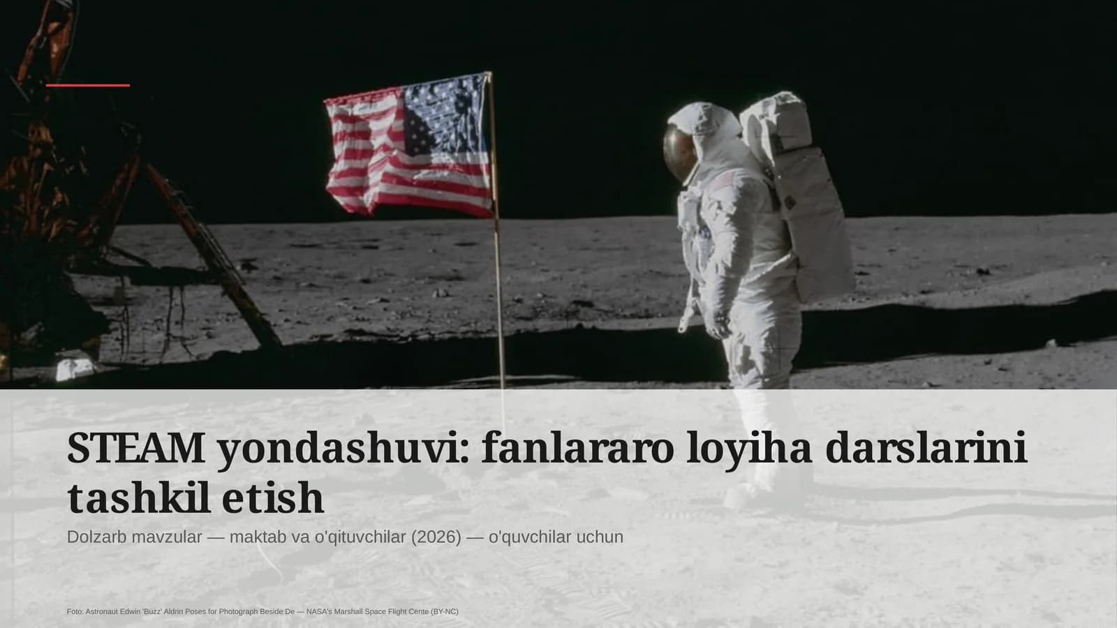 STEAM yondashuvi: fanlararo loyiha darslarini tashkil etish