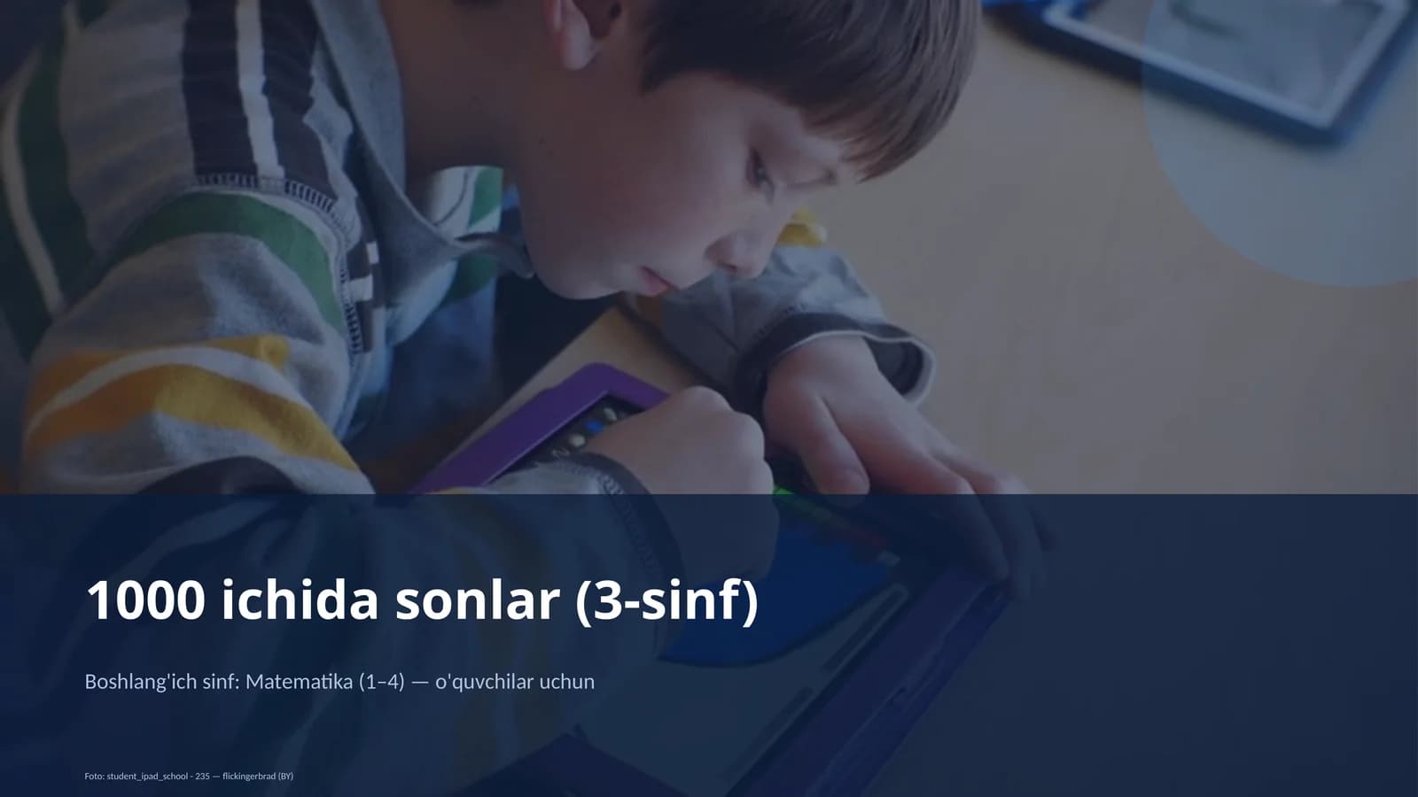 1000 ichida sonlar (3-sinf)