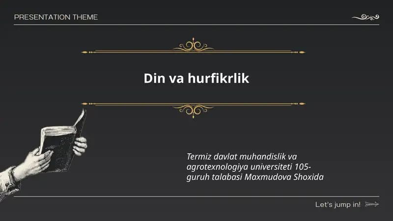 Din va hurfikrlik