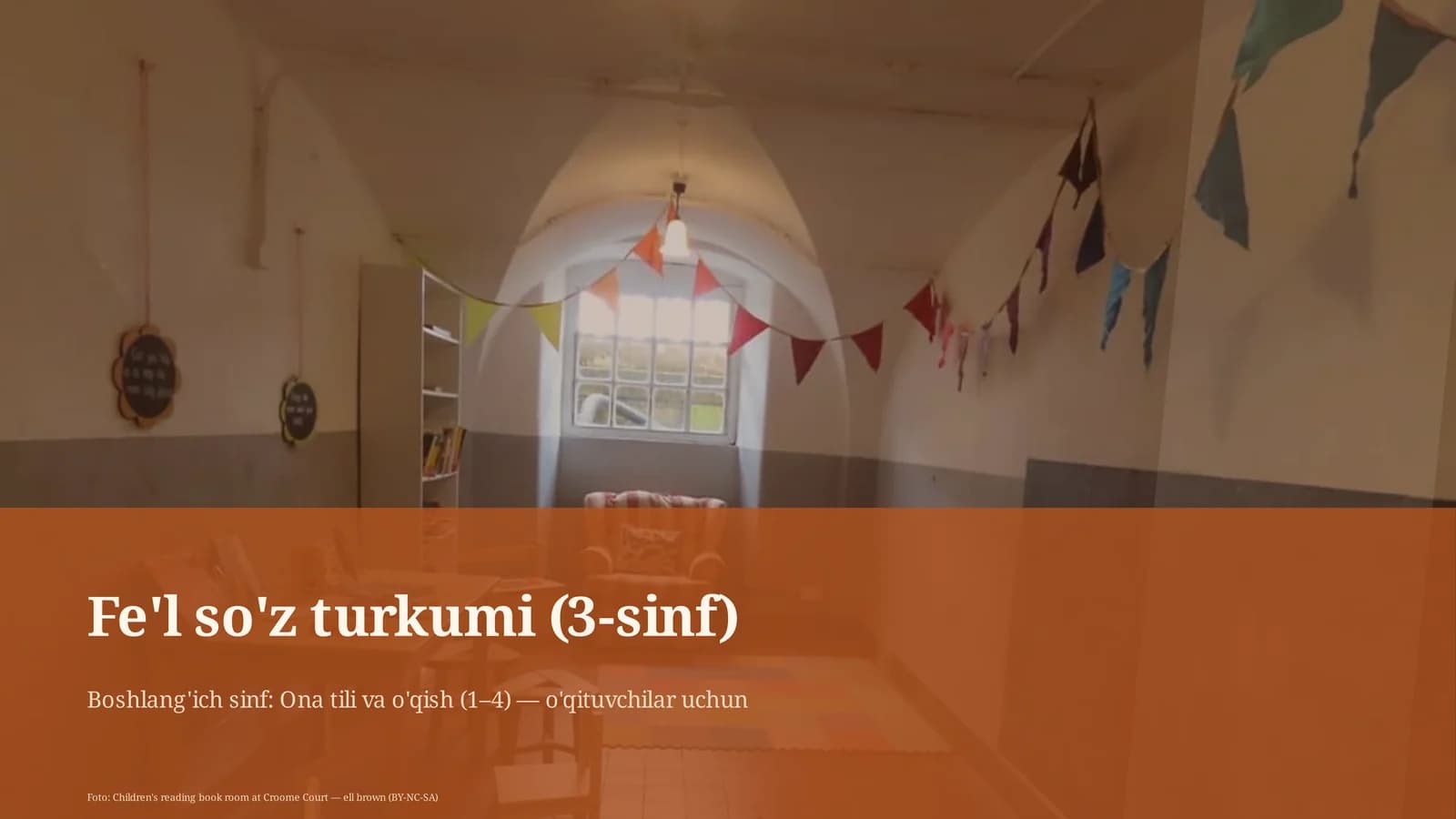 Fe'l so'z turkumi (3-sinf)