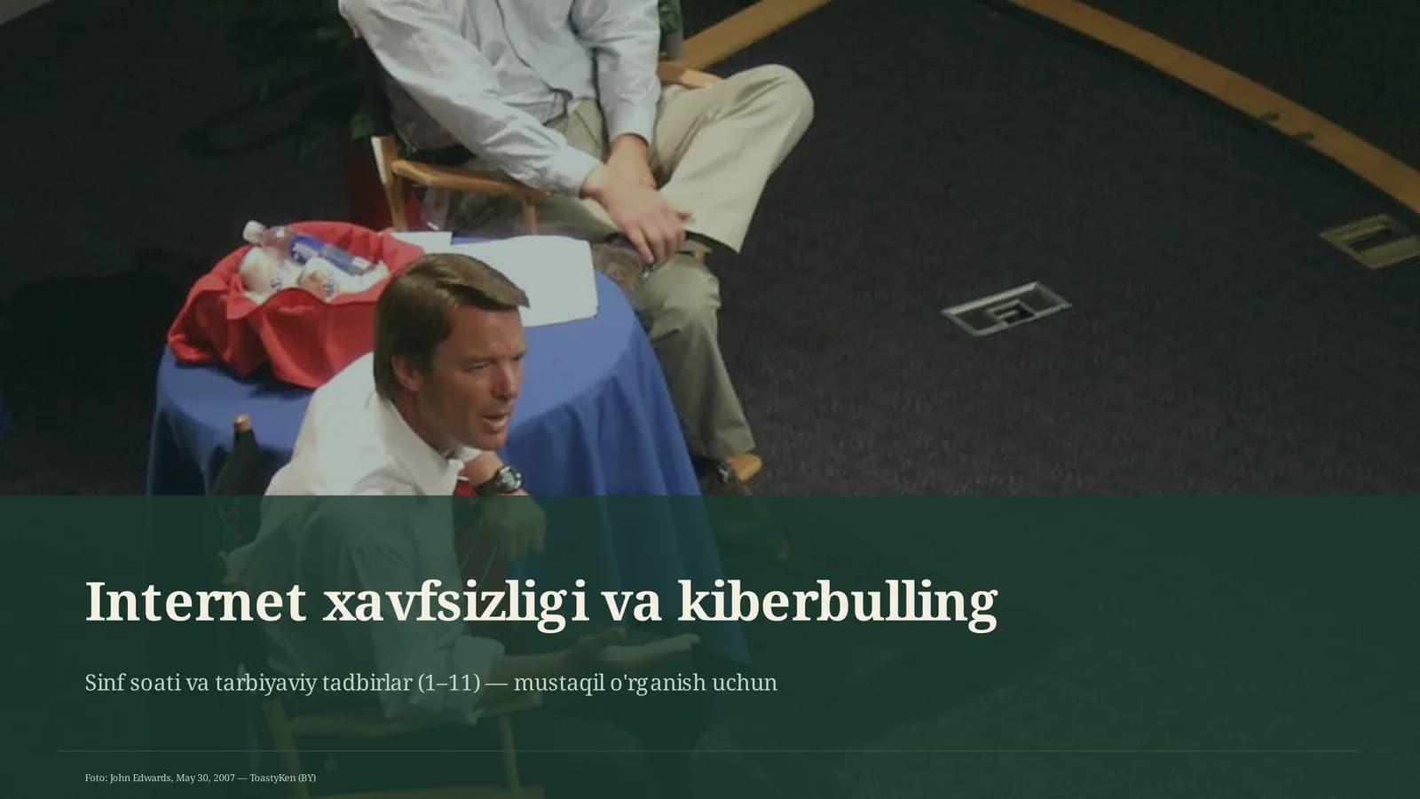 Internet xavfsizligi va kiberbulling