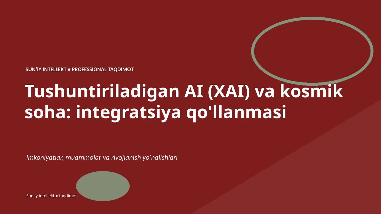 Tushuntiriladigan AI (XAI) va kosmik soha: integratsiya qo'llanmasi