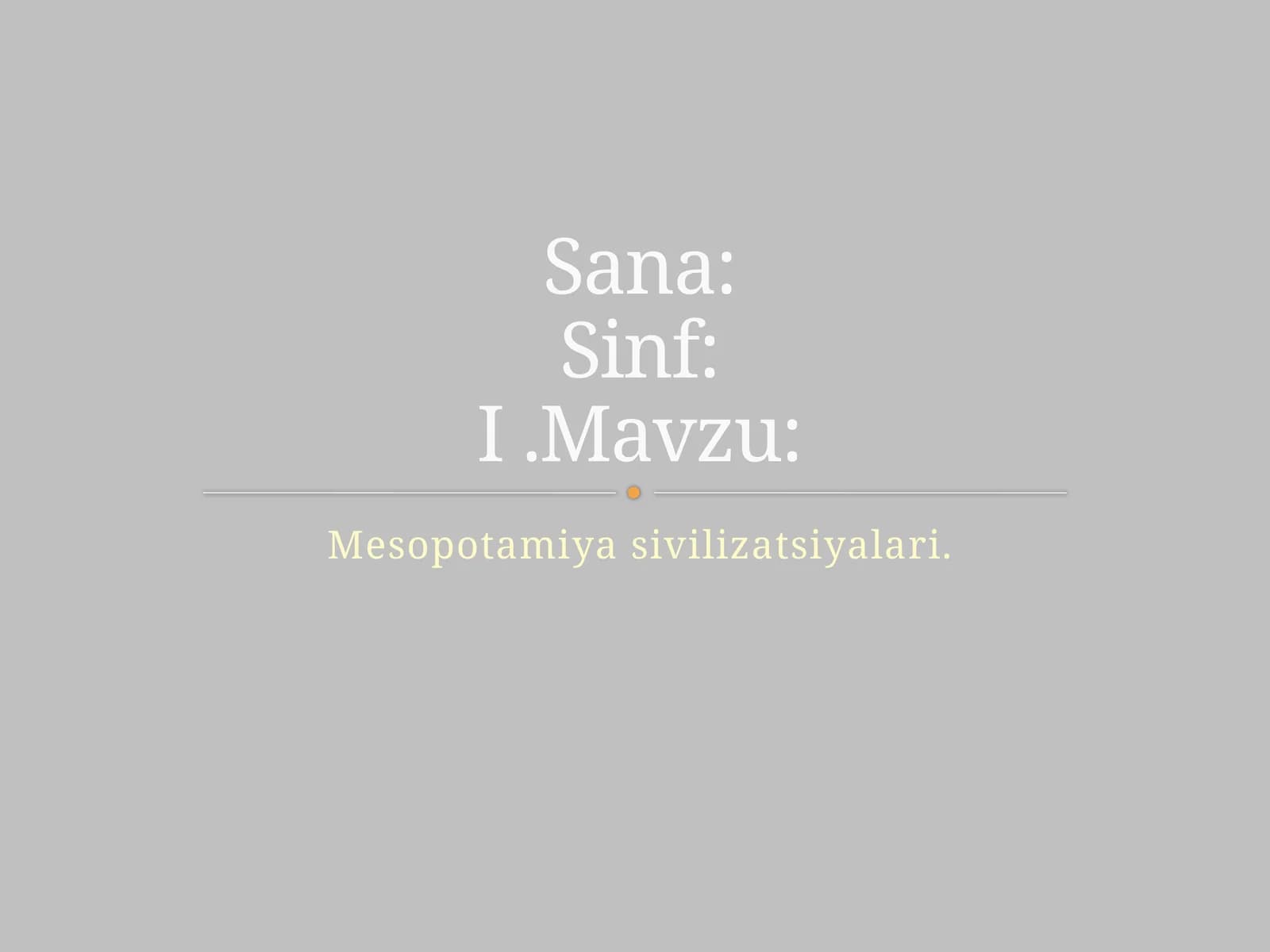 Mesopotamiya Civilizations
