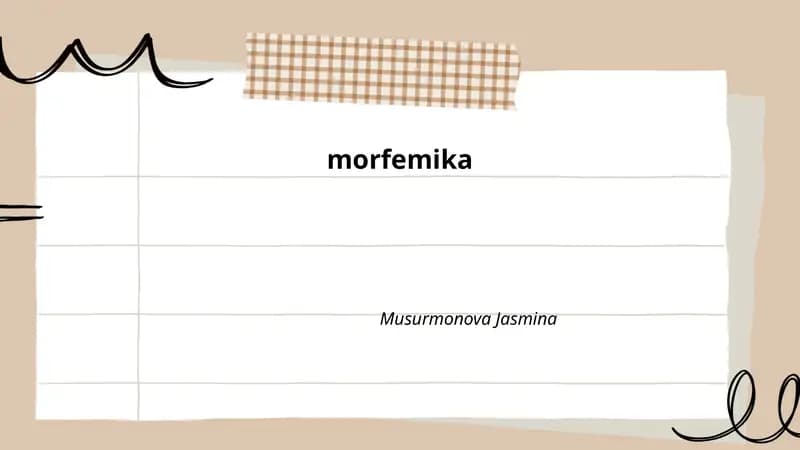 Morfemika