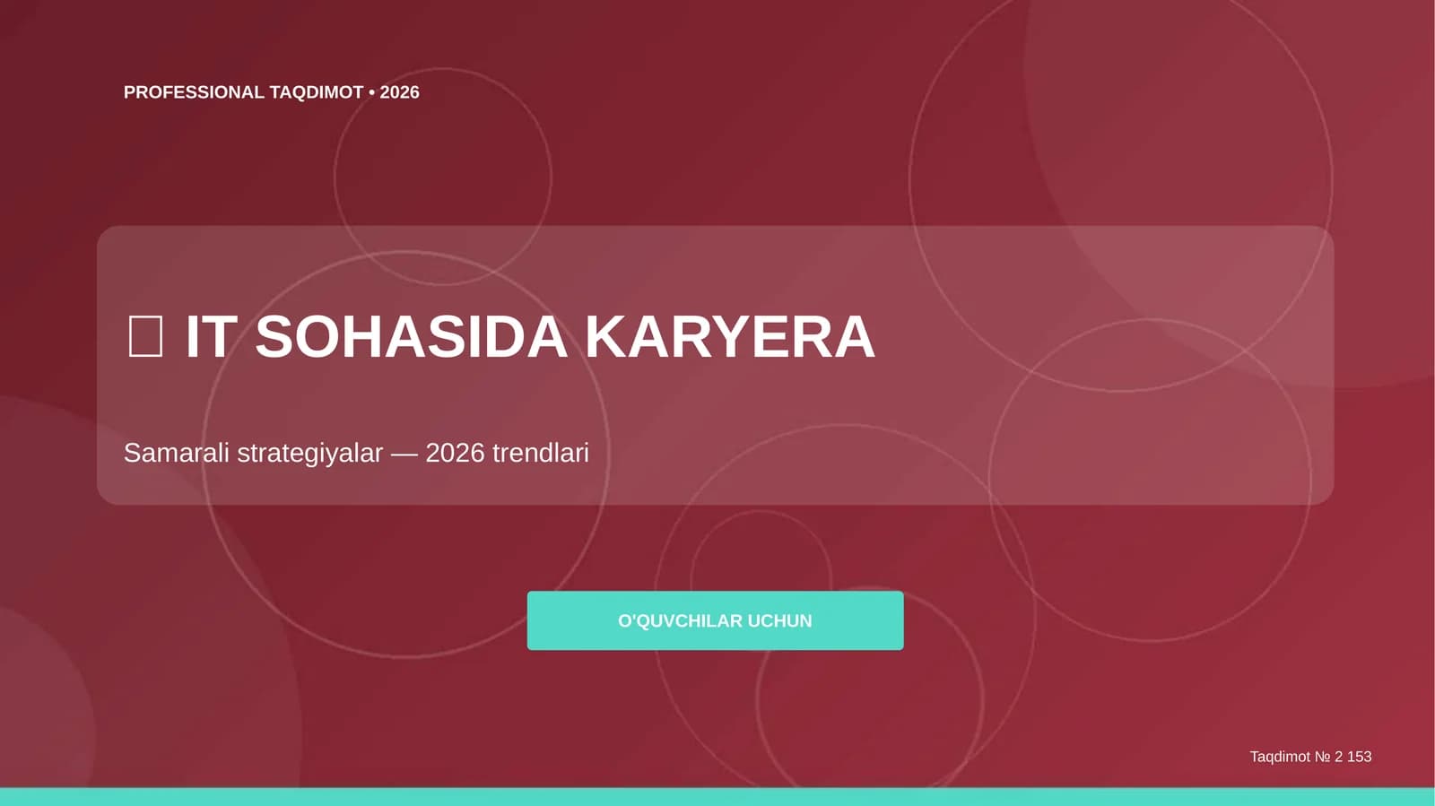 IT sohasida karyera: samarali strategiyalar (2026 trendlari)