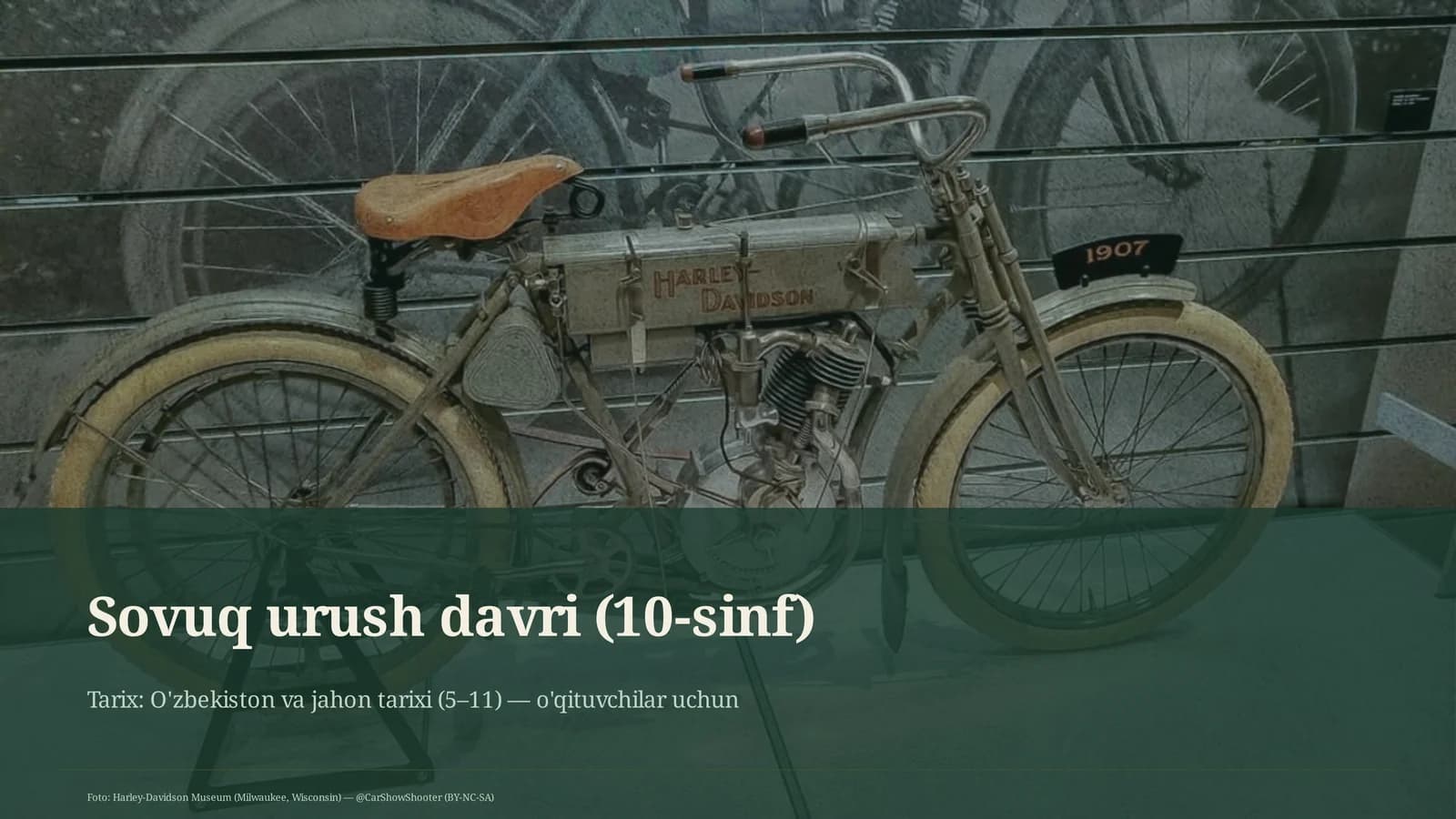 Sovuq urush davri (10-sinf)