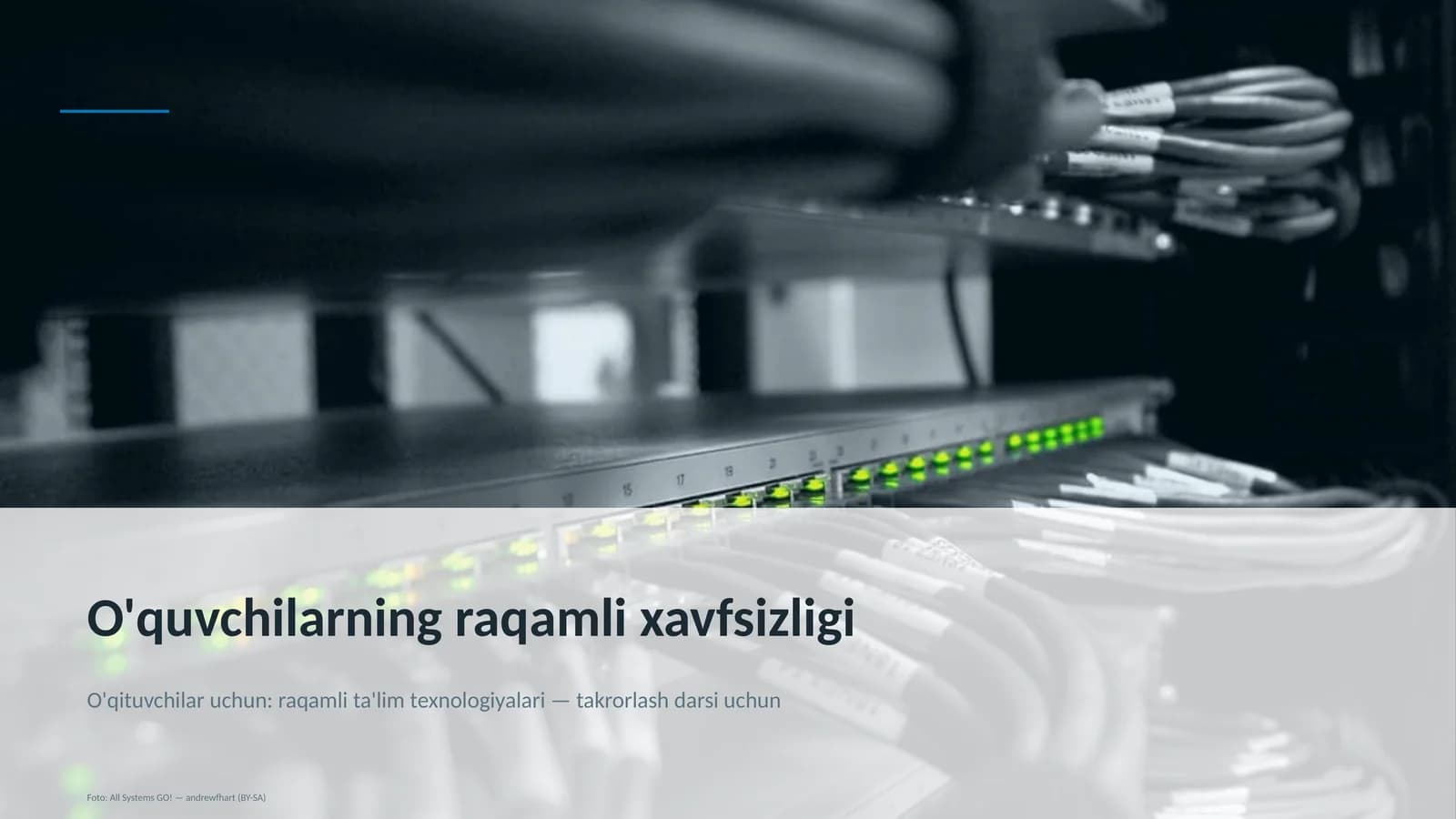O'quvchilarning raqamli xavfsizligi