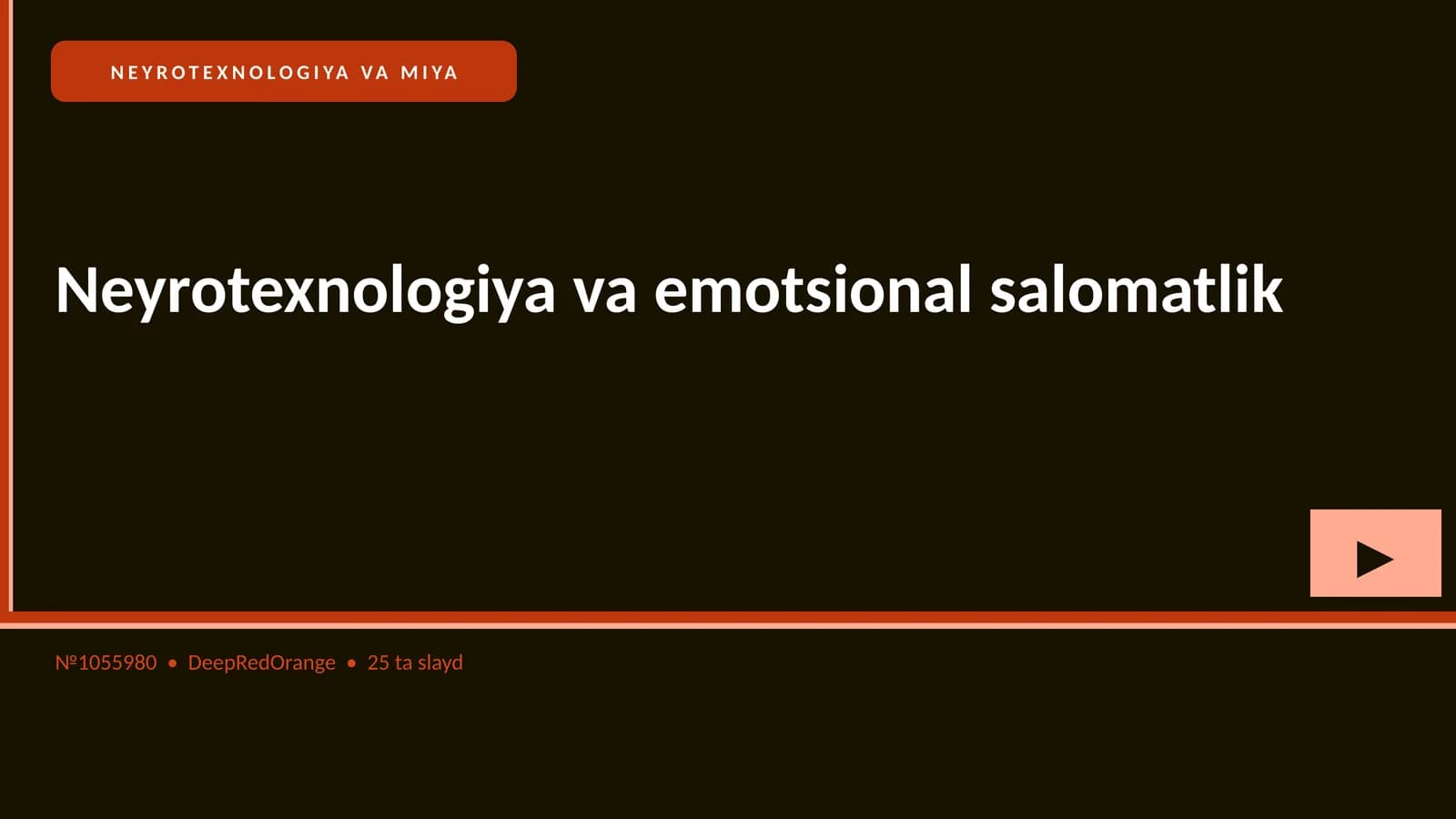 NEYROTEXNOLOGIYA VA MIYA