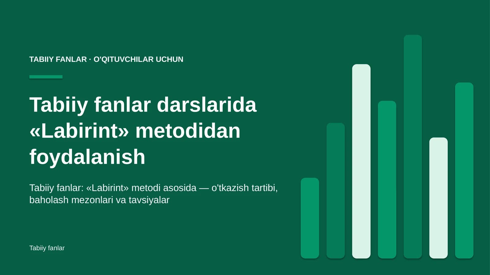 tabiiy fanlar darslarida labirint metodidan foydalanish 3184