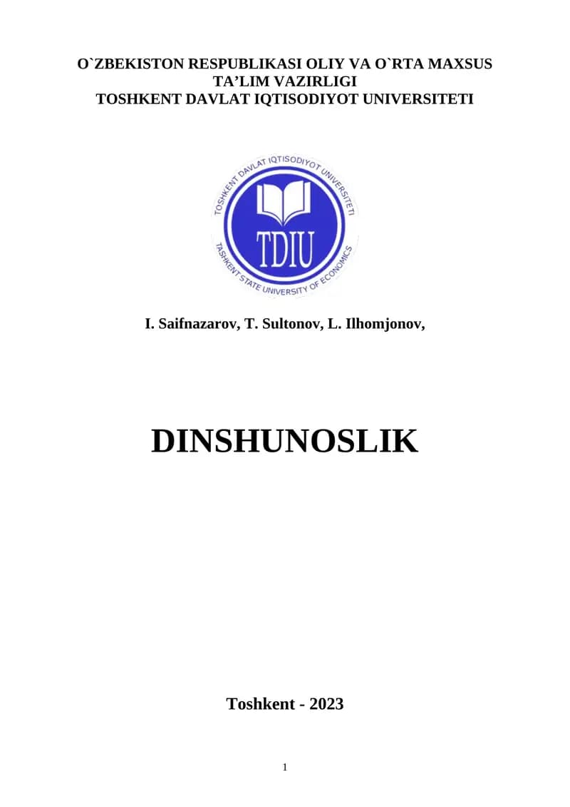 Dinshunoslik