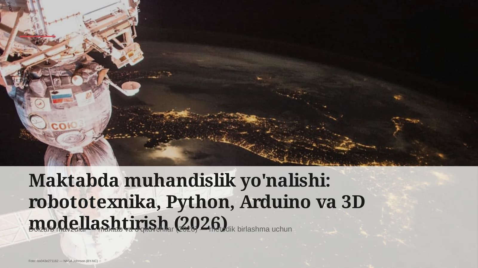 Dolzarb mavzular — maktab va o'qituvchilar