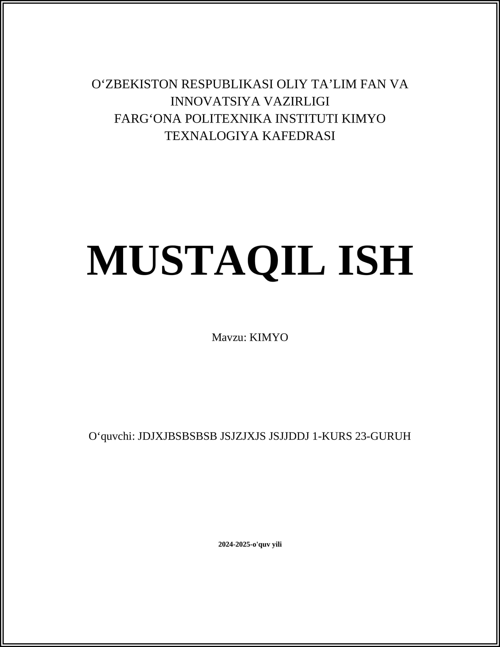 Atom tuzilishi
