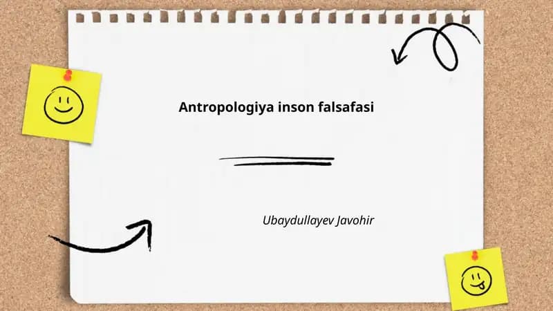 Antropologiya inson falsafasi