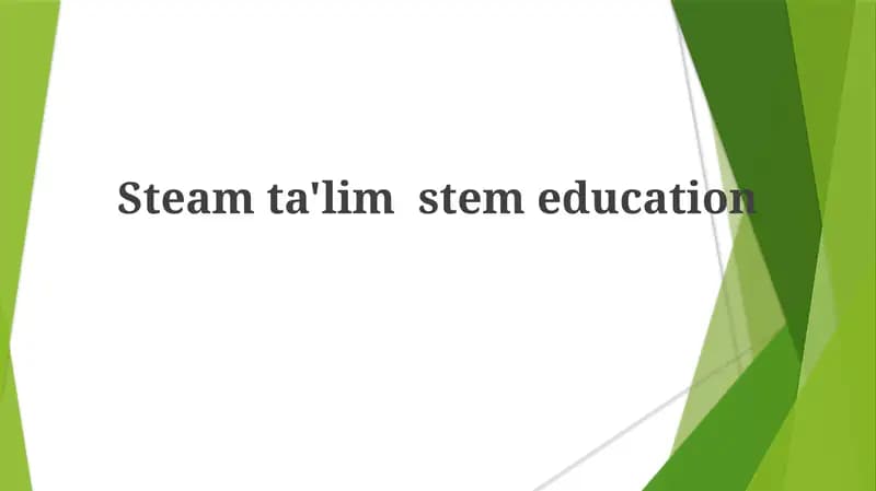 Steamta'lim