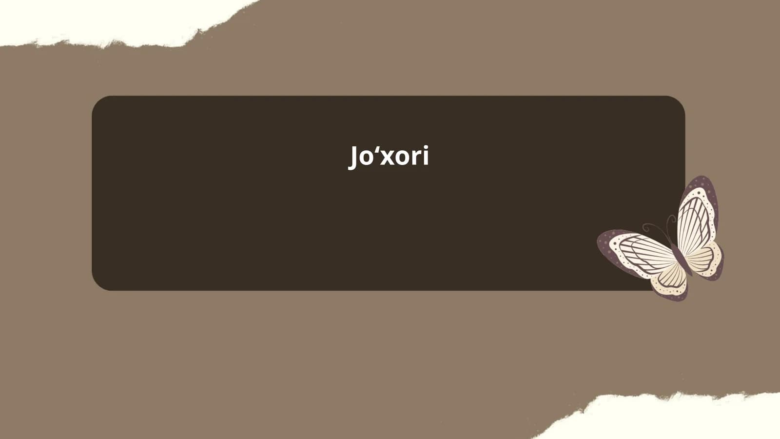 Jo‘xori