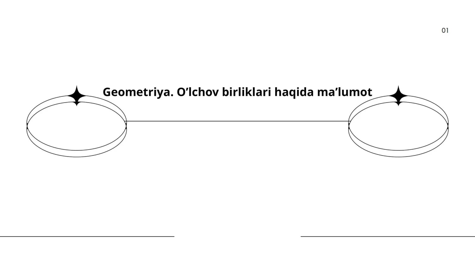 Geometriya. Oʼlchov birliklari haqida maʼlumot