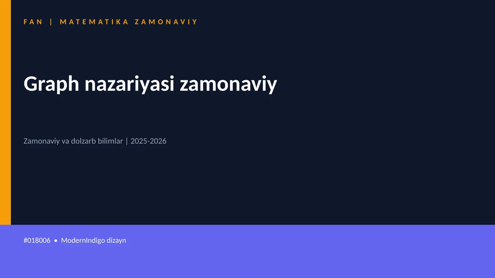 Graph nazariyasi zamonaviy