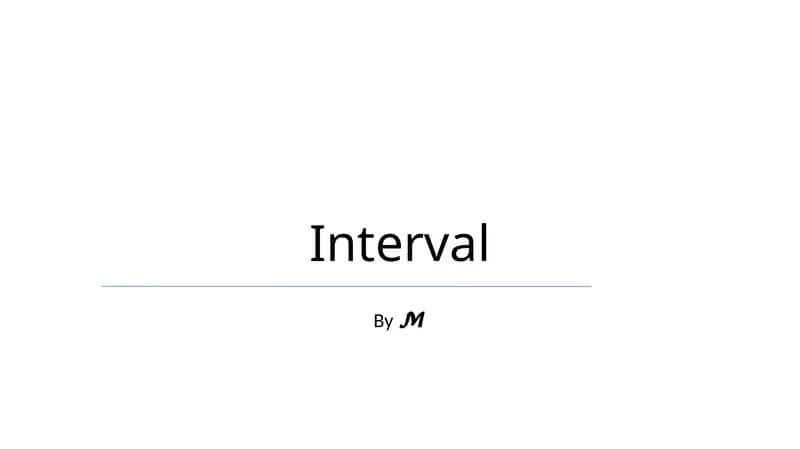 Interval