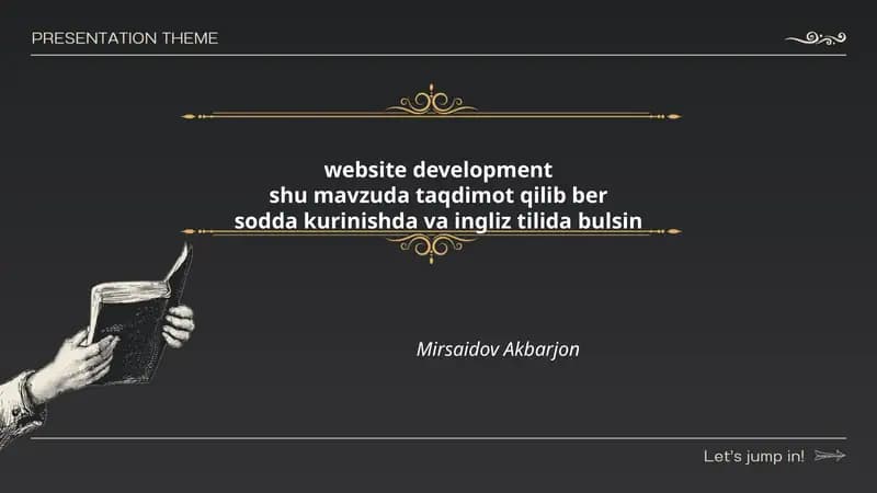 website development