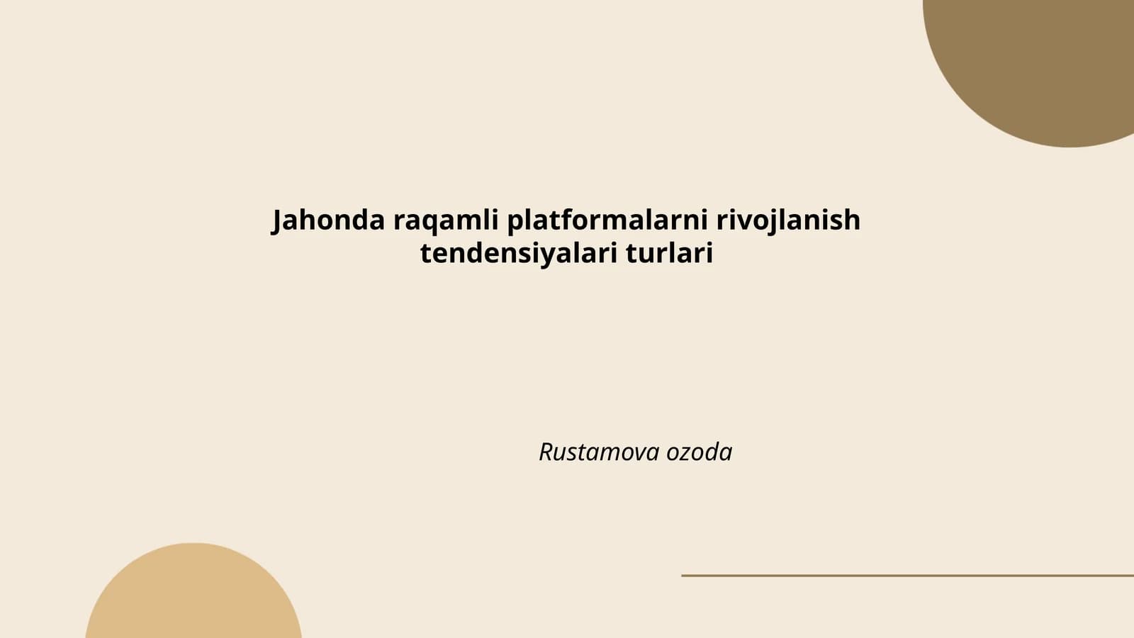 Raqamli platformalar evolyutsiyasi