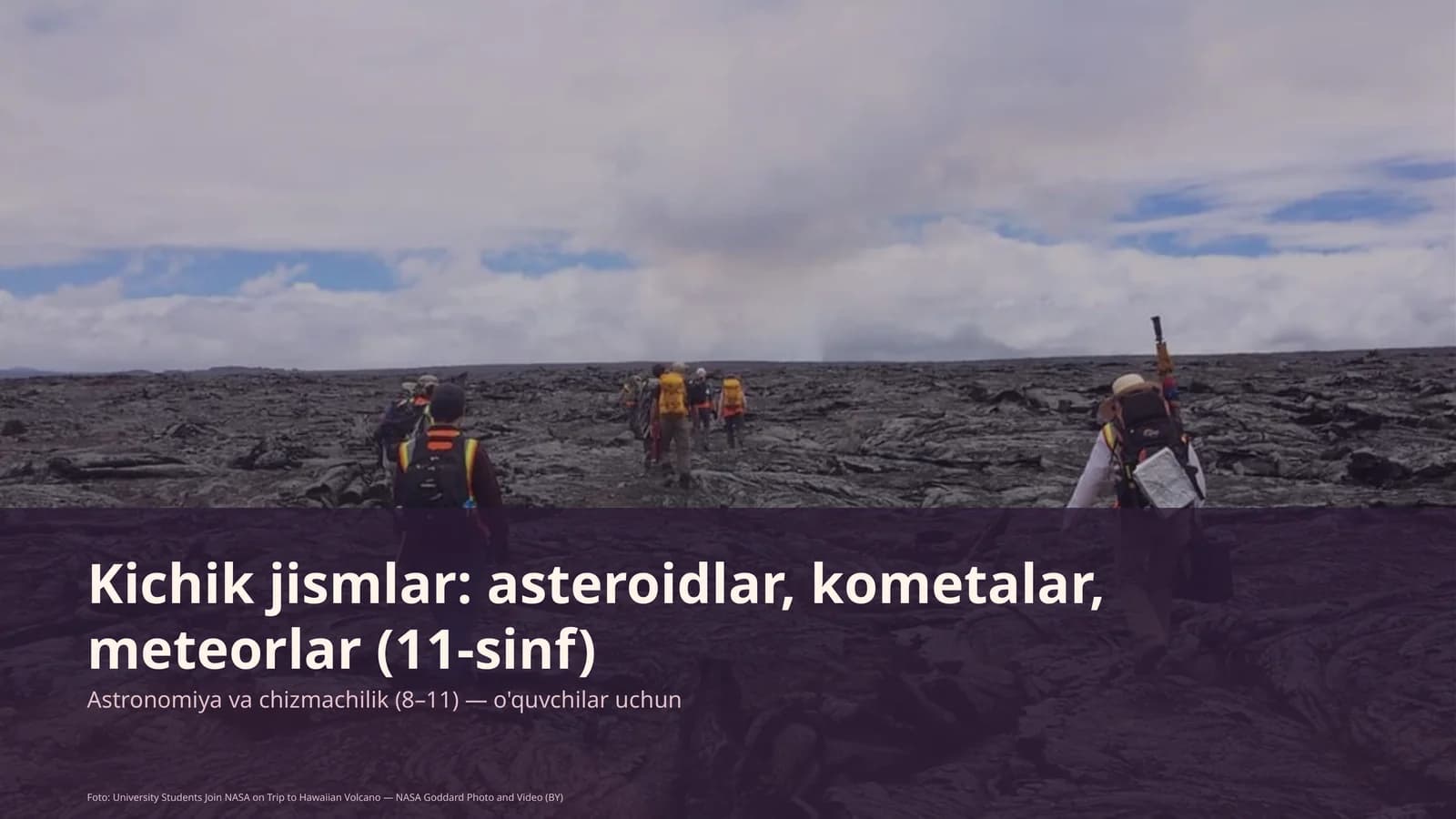 Kichik jismlar: asteroidlar, kometalar, meteorlar (11-sinf)