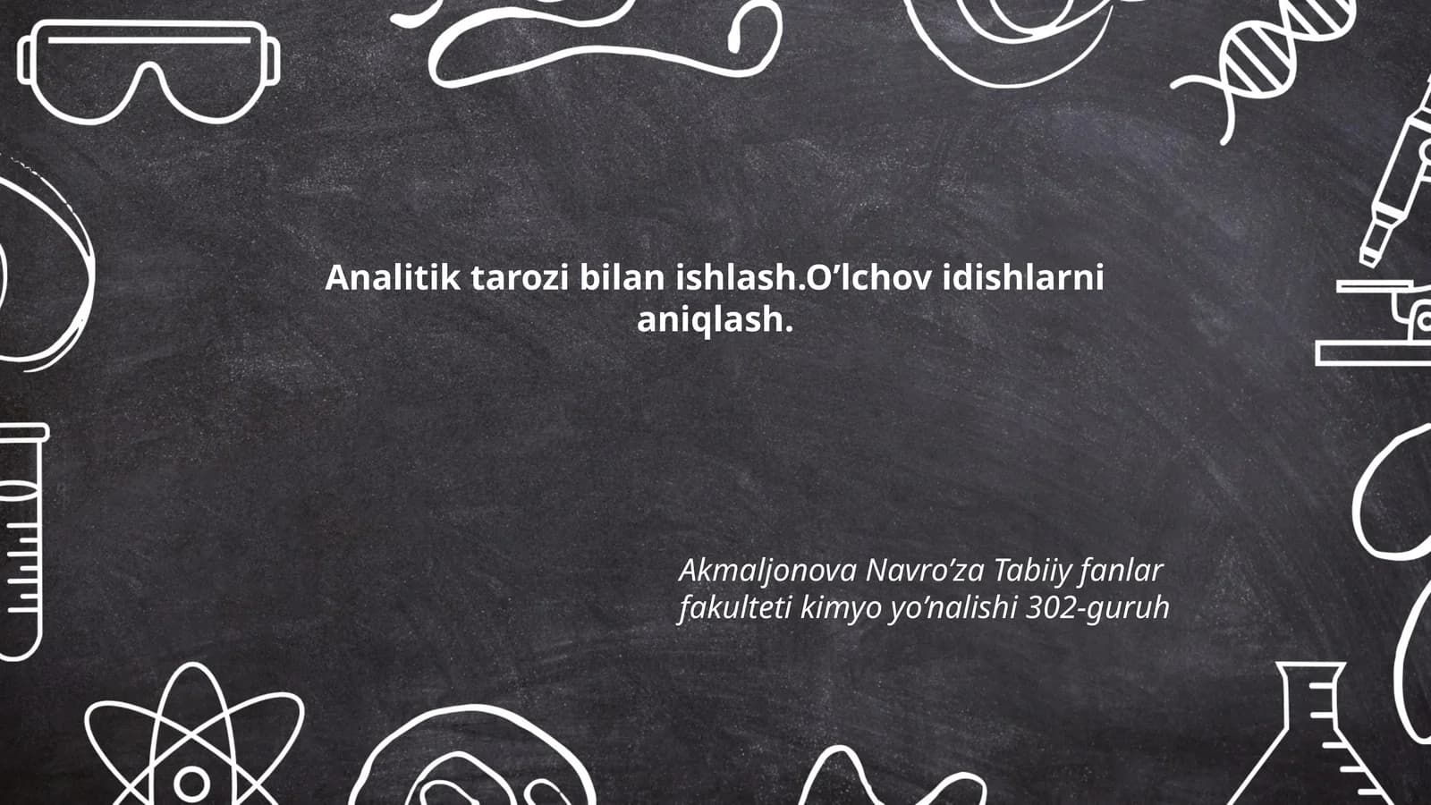 Analitik tarozining tuzilishi va ishlash prinsiplari
