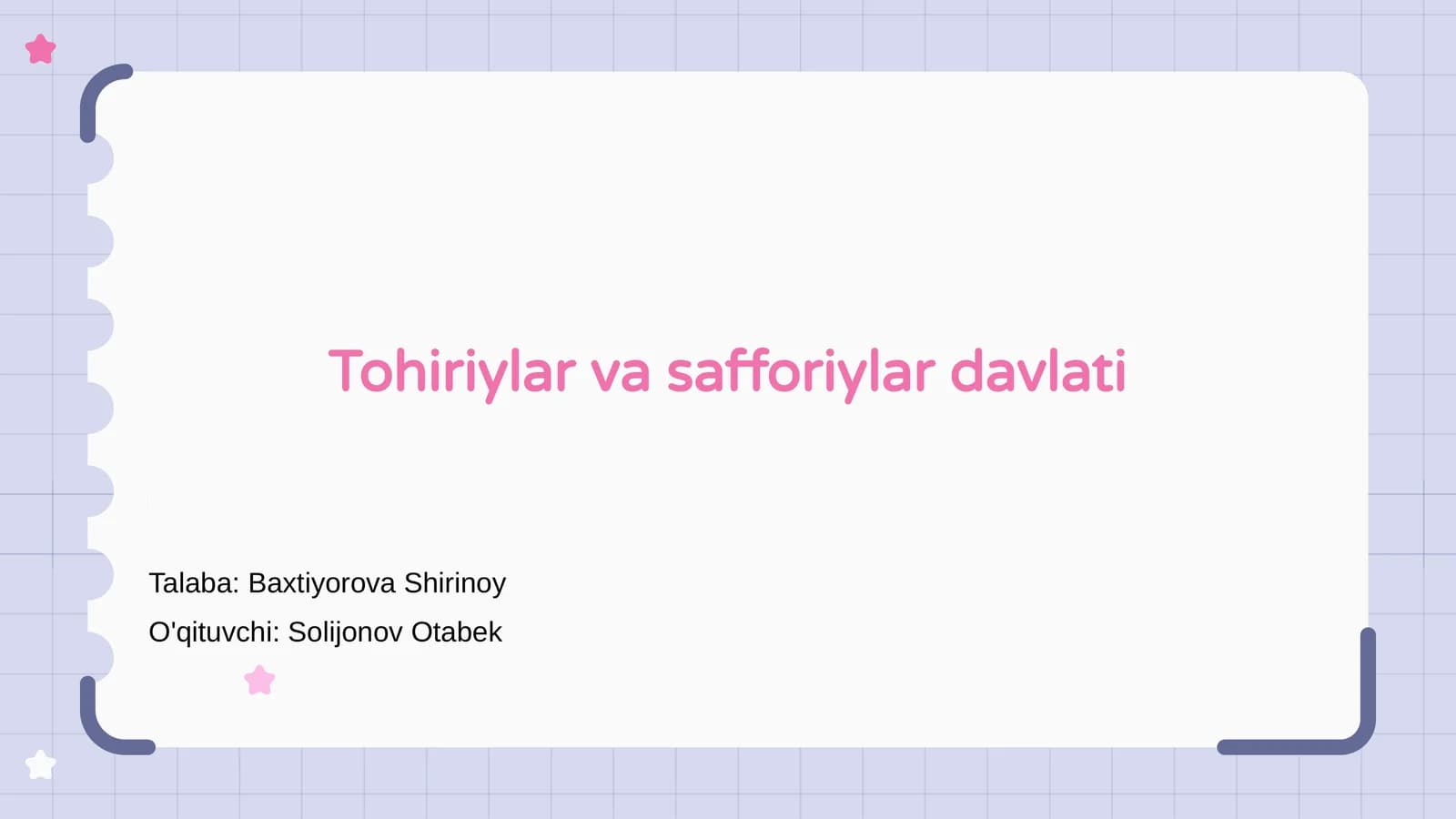 Tohiriylar va safforiylar davlati