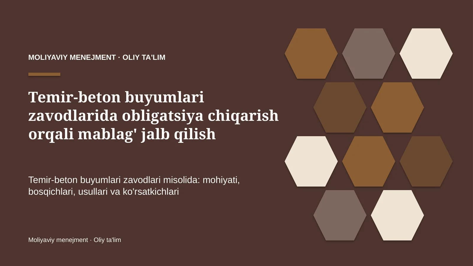 temir beton buyumlari zavodlarida obligatsiya chiqarish orqali mablag' jalb qilish 3969